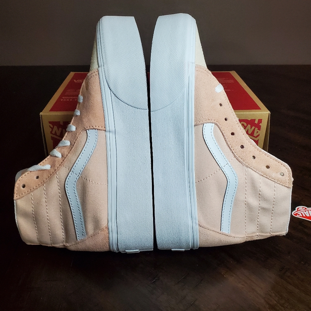 Vans Sk8-Hi Tapered Color Block Peach 🍑  Women Size 8.5, Men Size 7 - Picture 5 of 13